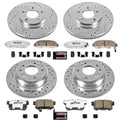 Power Stop 99-01 Acura RL Front & Rear Z26 Street Warrior Brake Kit