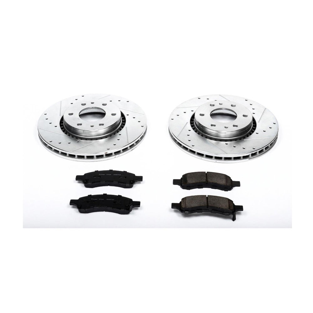 Power Stop 06-07 Buick Rainier Front Z23 Evolution Sport Brake Kit w/Calipers