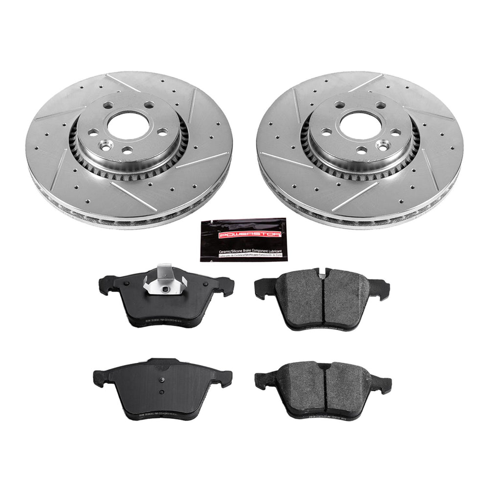 Power Stop 11-14 Volvo S60 Front & Rear Z23 Evolution Sport Brake Kit