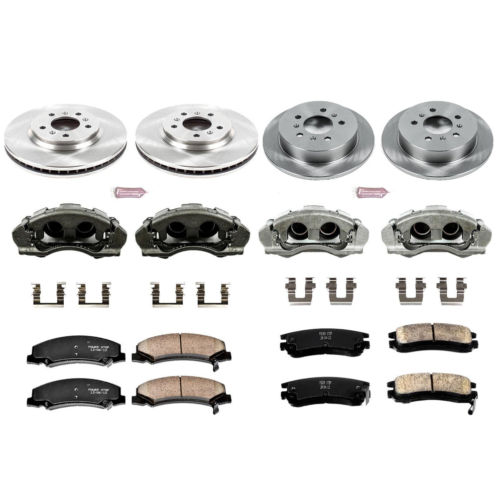 Power Stop 06-10 Chevrolet Impala Autospecialty Kit w/ Calipers - Front and Rear