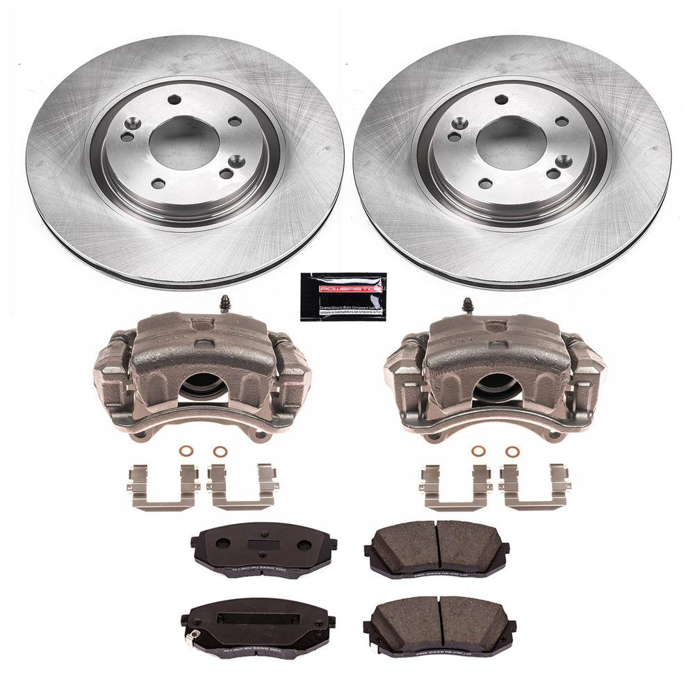 Power Stop 16-19 Kia Optima Front Autospecialty Kit w/Cals