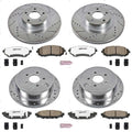 Power Stop 09-10 Subaru Forester Front & Rear Z26 Street Warrior Brake Kit