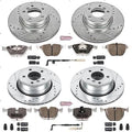 Power Stop 06-07 BMW 525xi Front & Rear Z26 Street Warrior Brake Kit