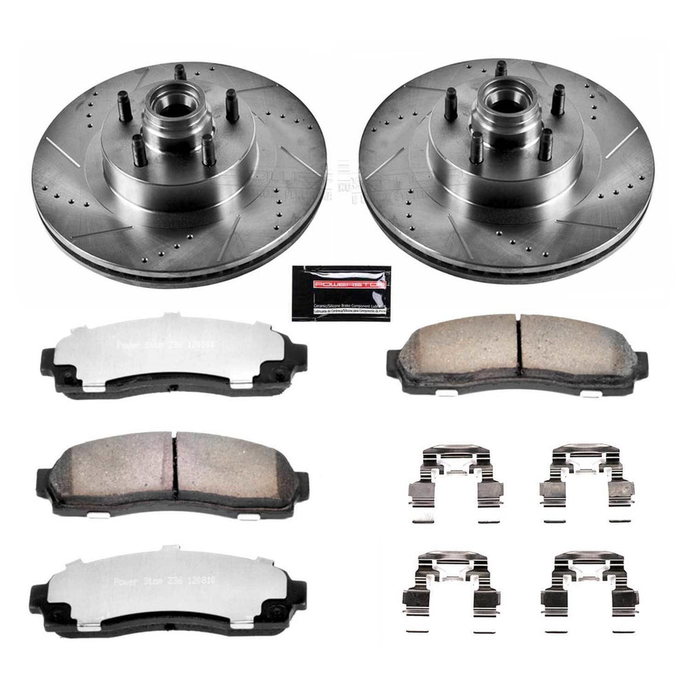 Power Stop 2003 Ford Explorer Sport Front & Rear Z36 Truck & Tow Brake Kit