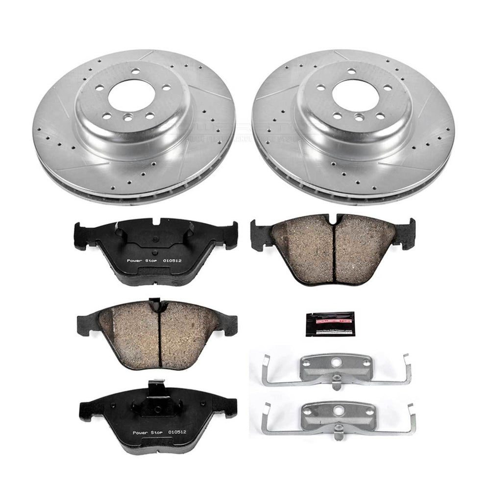 Power Stop 11-13 BMW 335i xDrive Front & Rear Z23 Evolution Sport Brake Kit w/Calipers