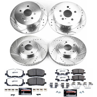 Power Stop 04-07 Toyota Highlander Front & Rear Z36 Truck & Tow Brake Kit