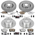 Power Stop 98-04 Audi A6 Front & Rear Z26 Street Warrior Brake Kit