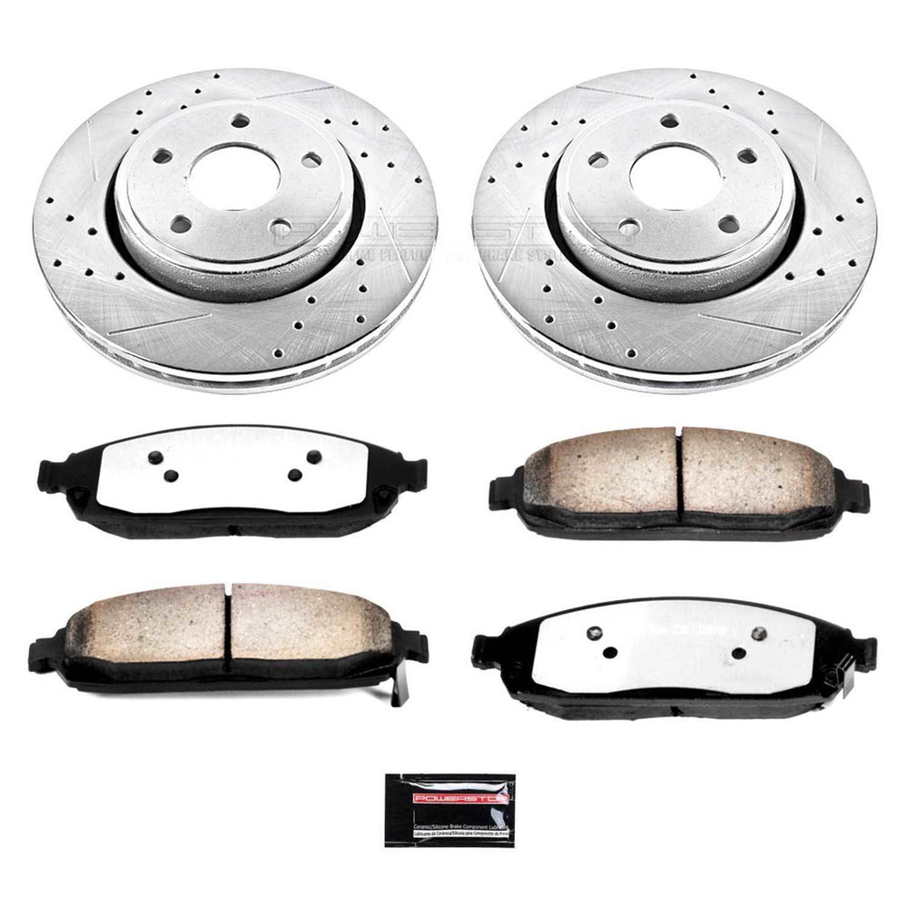 Power Stop 06-10 Jeep Commander Front & Rear Z36 Truck & Tow Brake Kit