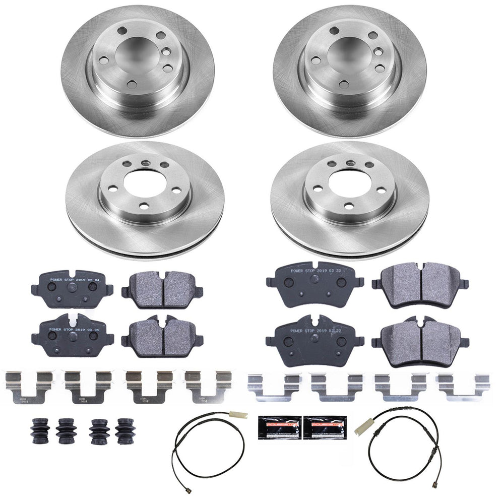 Power Stop 11-16 Mini Cooper Countryman Front & Rear Track Day SPEC Brake Kit