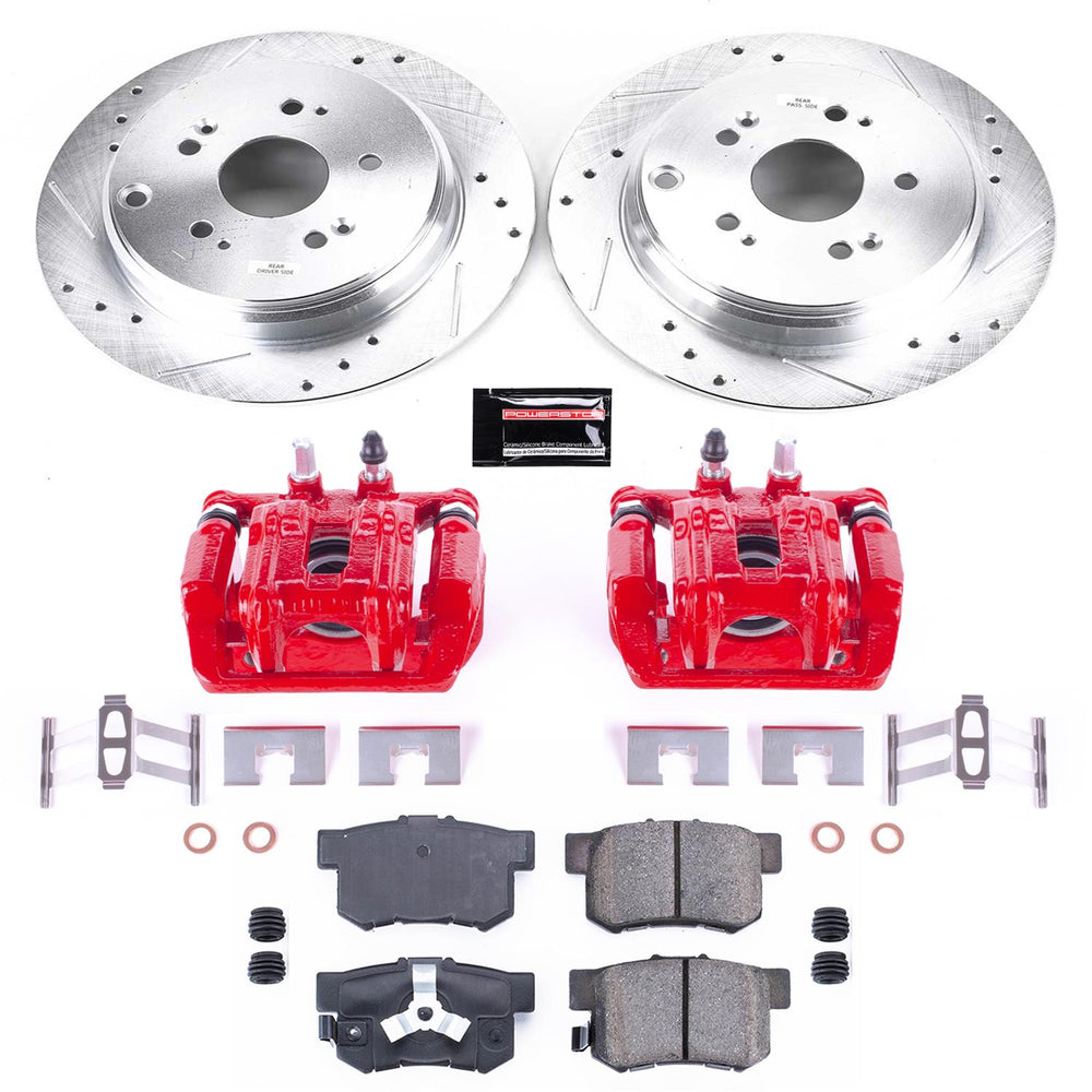 Power Stop 05-06 Honda CR-V Rear Z23 Evolution Sport Brake Kit w/Calipers