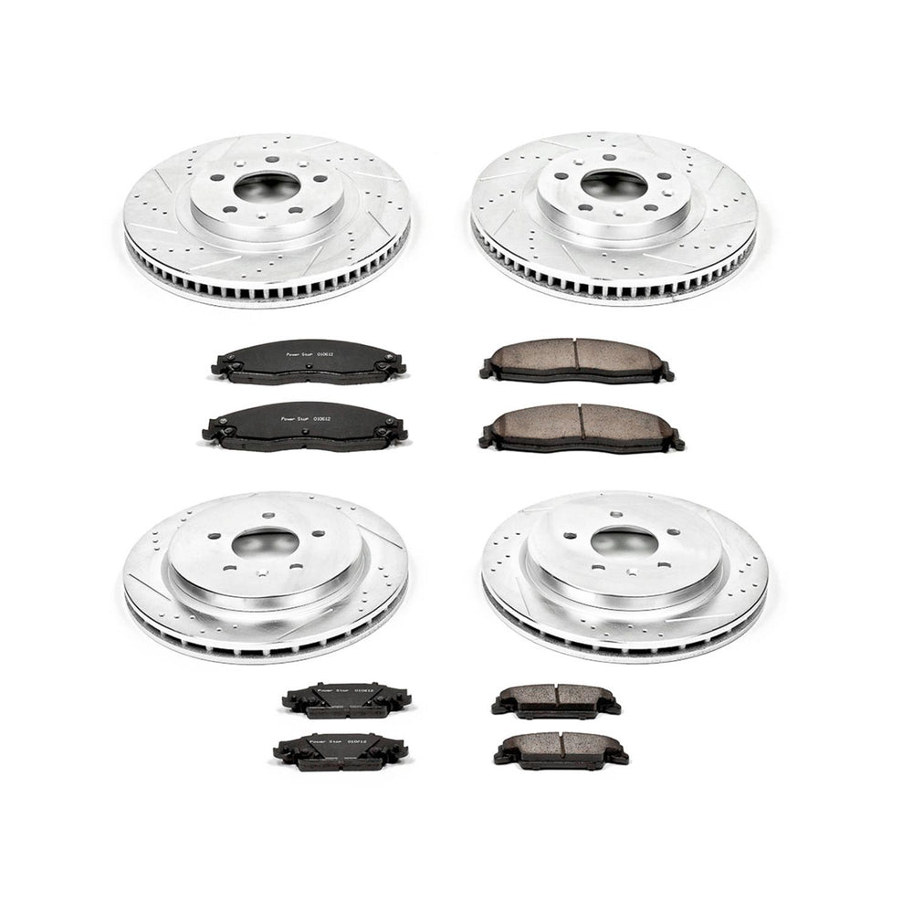 Power Stop 03-07 Cadillac CTS Front & Rear Z23 Evolution Sport Brake Kit
