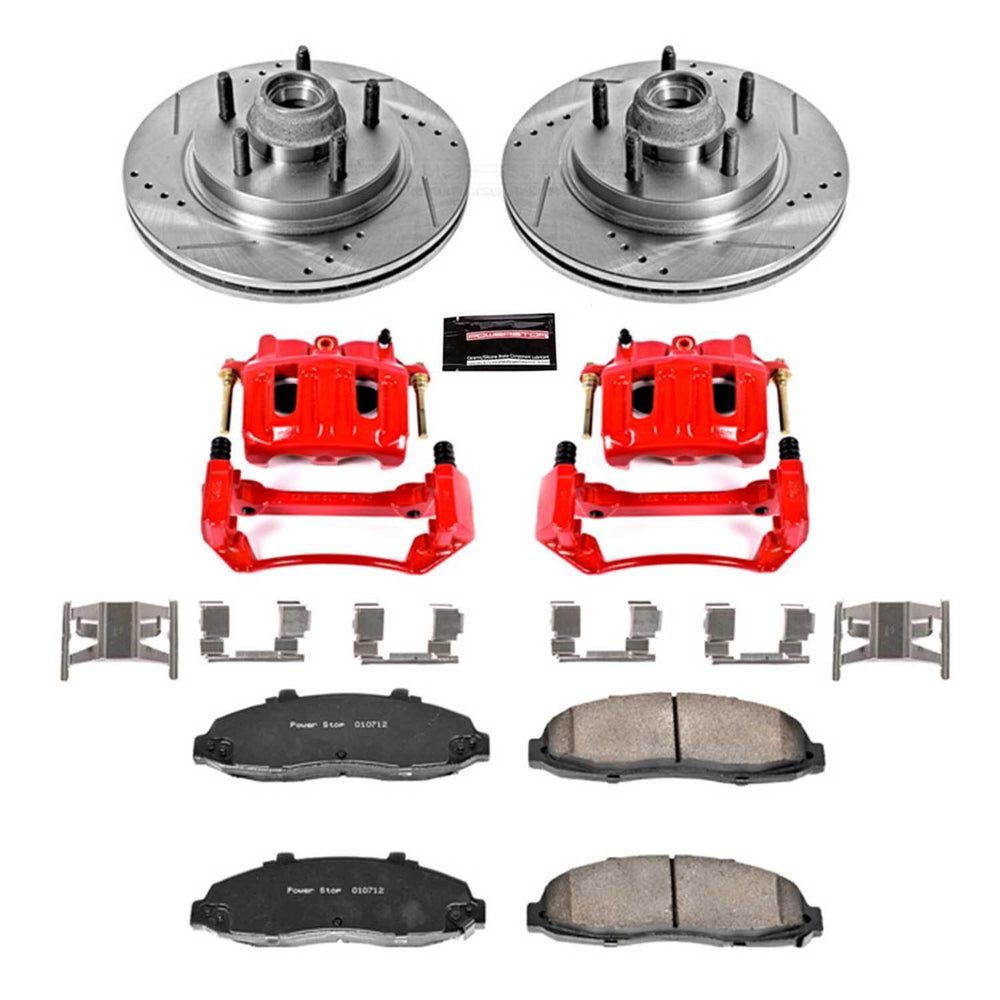Power Stop 00-03 Ford F-150 Front Z23 Evolution Sport Brake Kit w/Calipers
