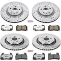Power Stop 15-17 Chevrolet SS Front & Rear Z26 Street Warrior Brake Kit