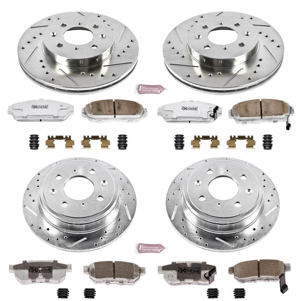 Power Stop 94-01 Acura Integra Front & Rear Z26 Street Warrior Brake Kit