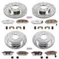 Power Stop 94-01 Acura Integra Front & Rear Z26 Street Warrior Brake Kit
