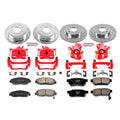 Power Stop 99-00 Honda Civic Front & Rear Z23 Evolution Sport Brake Kit w/Calipers