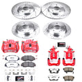 Power Stop 98-02 Honda Accord Front & Rear Z26 Street Warrior Brake Kit w/Calipers