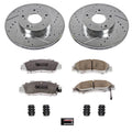 Power Stop 98-02 Honda Accord Front & Rear Z26 Street Warrior Brake Kit w/Calipers