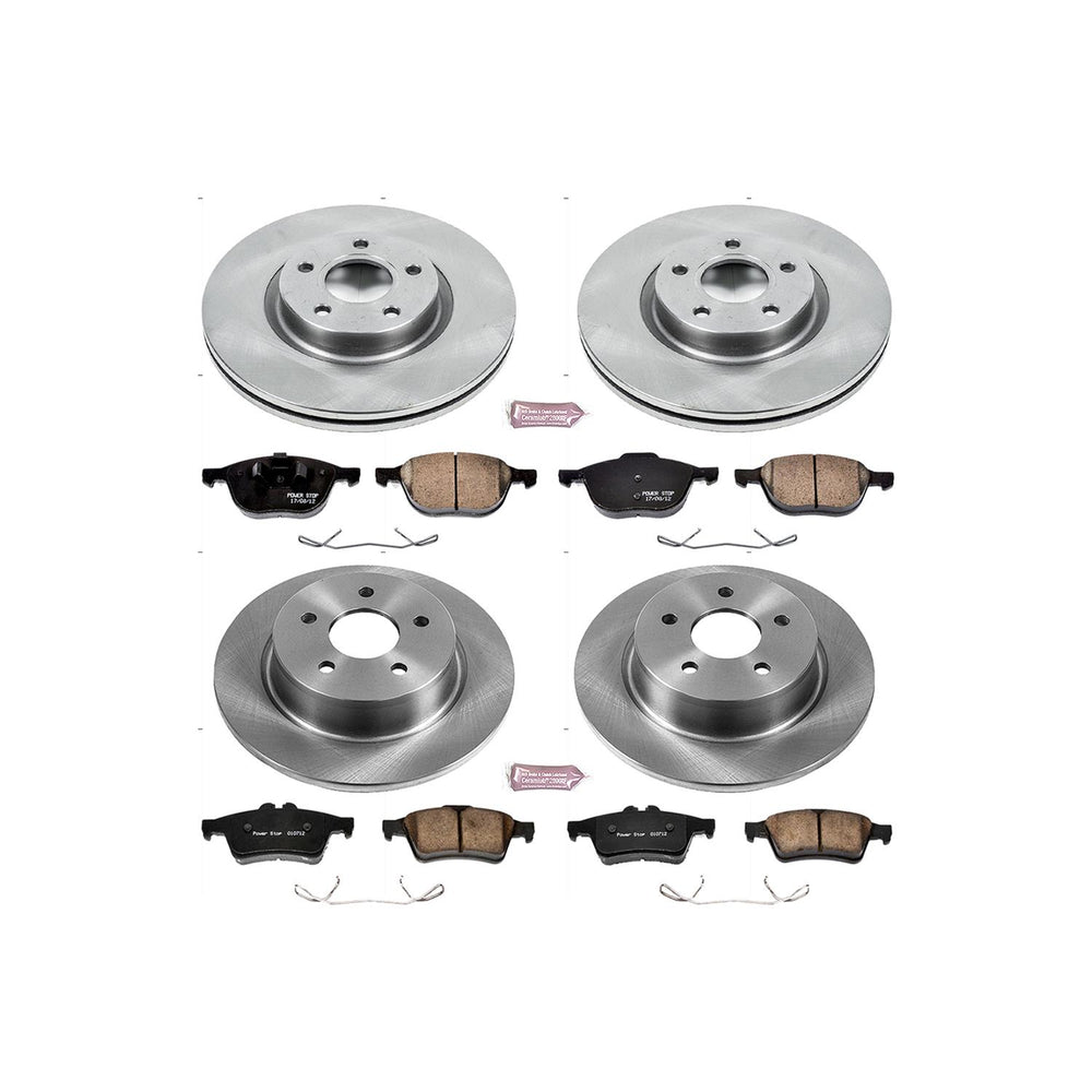 Power Stop 13-17 Ford C-Max Front & Rear Autospecialty Brake Kit