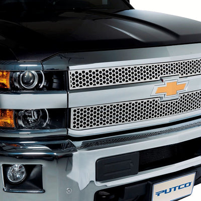 Putco 15-20 GMC Yukon XL Punch Stainless Steel Grilles