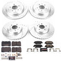 Power Stop 16-18 Cadillac ATS Front & Rear Z23 Evolution Sport Brake Kit