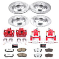 Power Stop 1999 Nissan Maxima Front & Rear Z26 Street Warrior Brake Kit w/Calipers