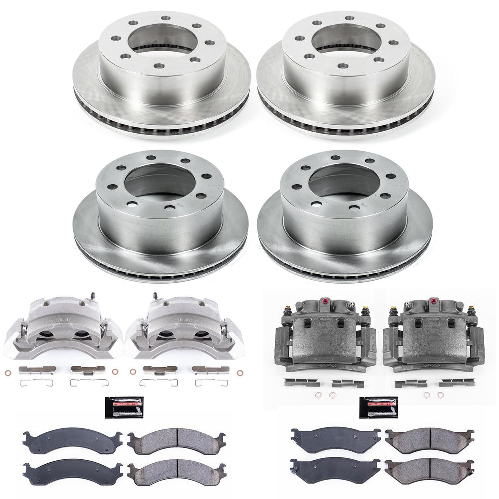 Power Stop 01-02 Dodge Ram 2500 Front & Rear Autospecialty Brake Kit w/Calipers