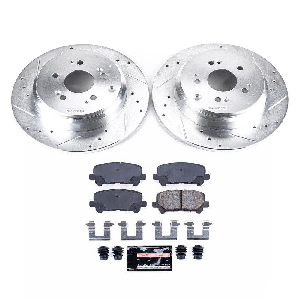 Power Stop 15-17 Honda Odyssey Front & Rear Z23 Evolution Sport Brake Kit