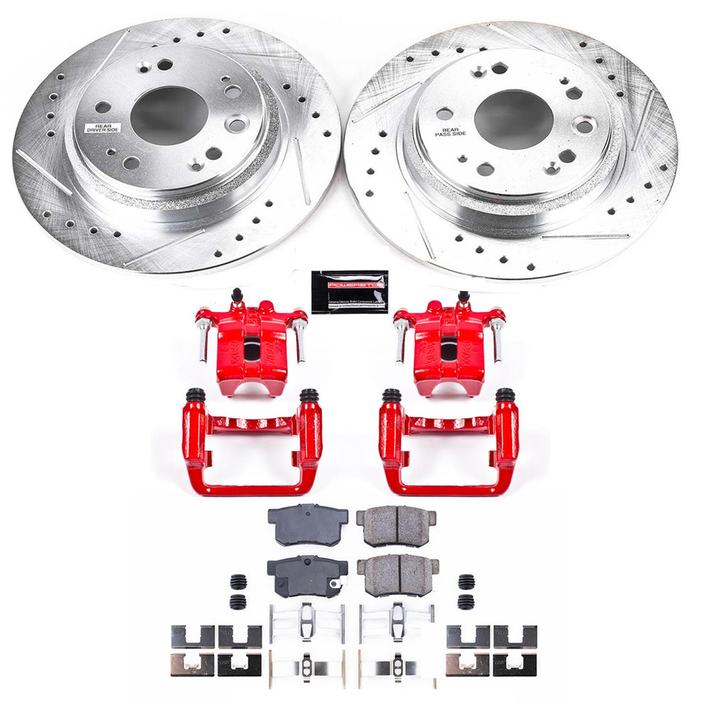 Power Stop 02-04 Acura RL Rear Z23 Evolution Sport Brake Kit w/Calipers