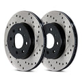StopTech 93-05 Lexus GS 300/350/400/430/450H / 00-05 IS250/300/350 Front Left Drilled Rotor