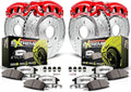 Power Stop 03-05 Cadillac CTS Front & Rear Z26 Street Warrior Brake Kit w/Calipers