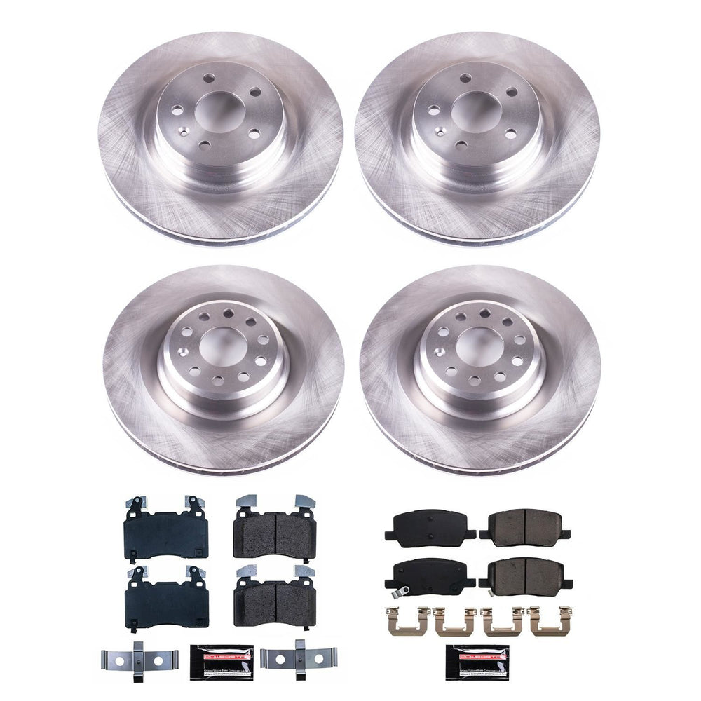 Power Stop 17-21 Tesla X Front & Rear Autospecialty Brake Kit