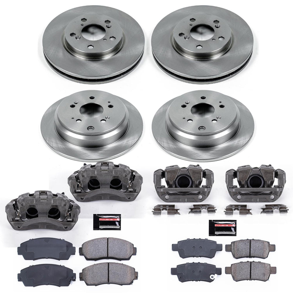 Power Stop 05-10 Honda Odyssey Front & Rear Autospecialty Brake Kit w/Calipers