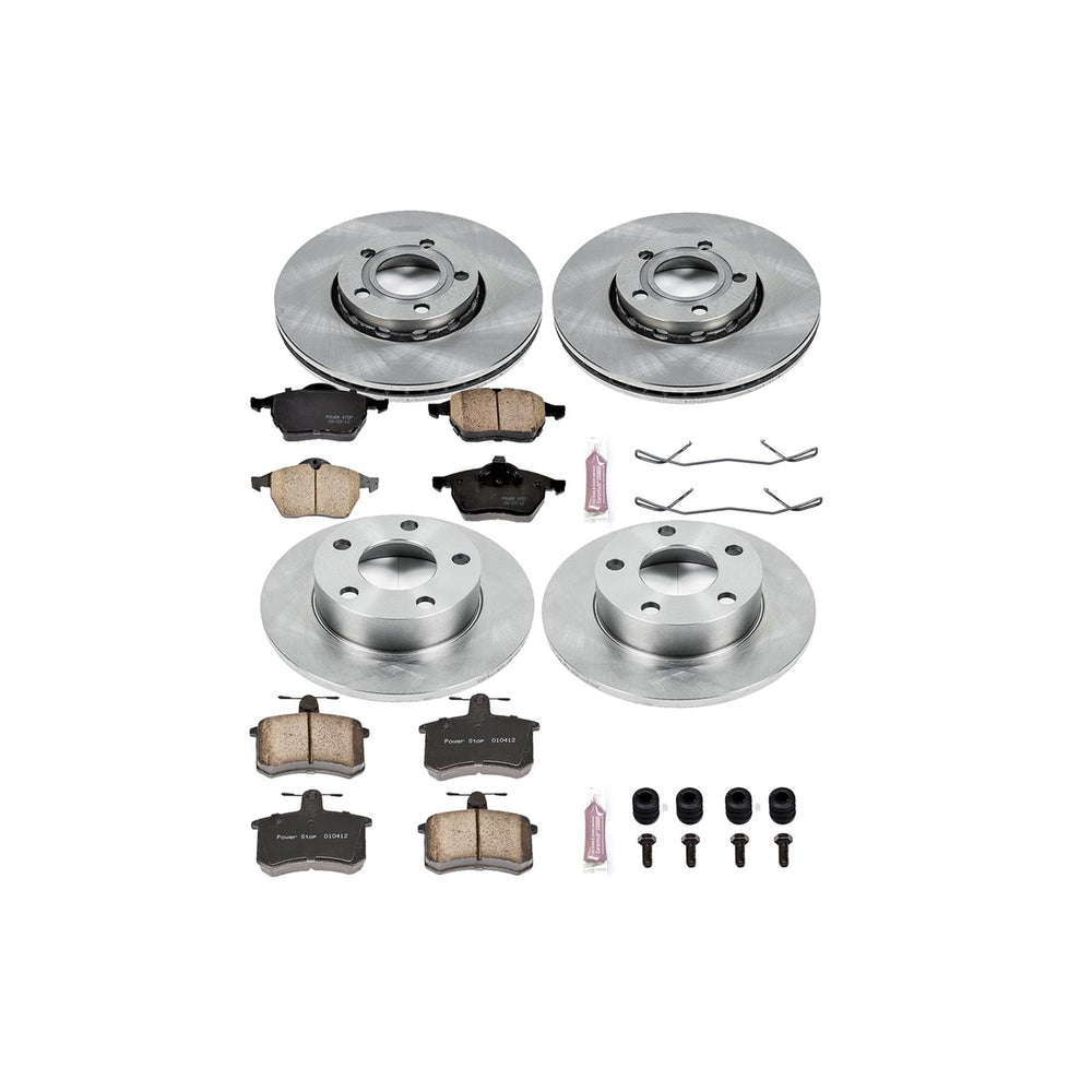Power Stop 96-98 Audi A4 Quattro Front & Rear Autospecialty Brake Kit