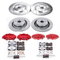 Power Stop 08-13 Infiniti G37 Z26 Street Kit w/ Calipers - Front and Rear