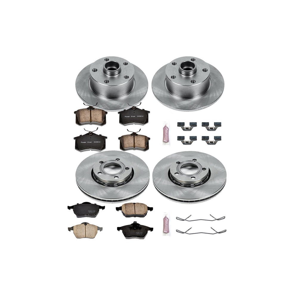 Power Stop 97-98 Audi A4 Front & Rear Autospecialty Brake Kit