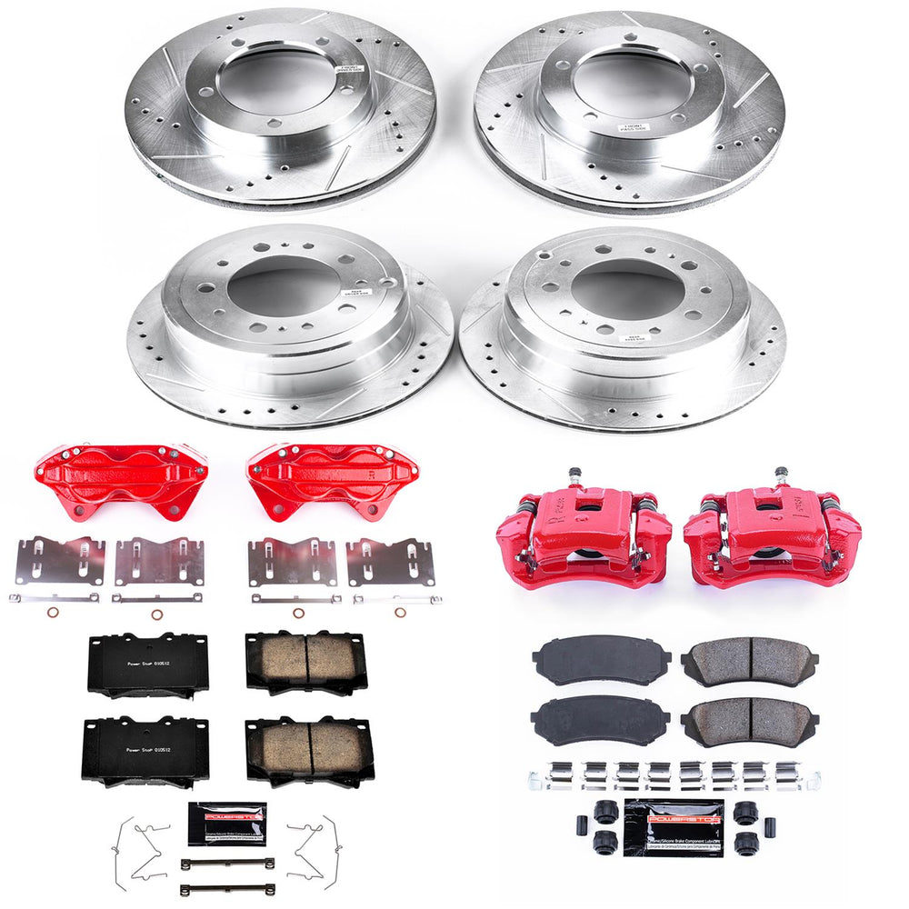 Power Stop 98-02 Lexus LX470 Front & Rear Z23 Evolution Sport Brake Kit w/Calipers