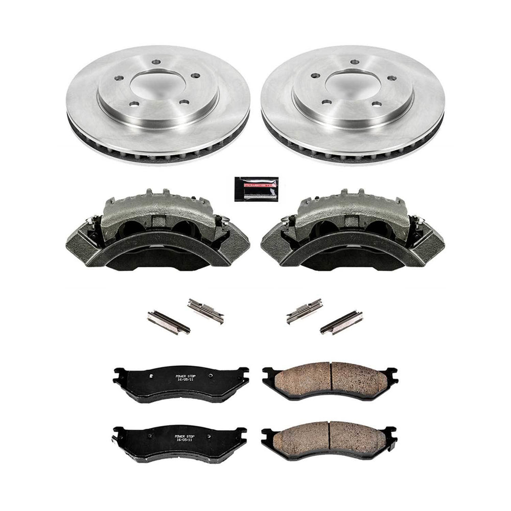 Power Stop 98-02 Lincoln Navigator Front Autospecialty Kit w/Cals