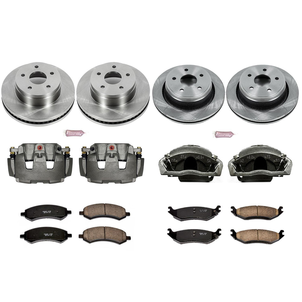 Power Stop 07-09 Chrysler Aspen Front & Rear Autospecialty Brake Kit w/Calipers