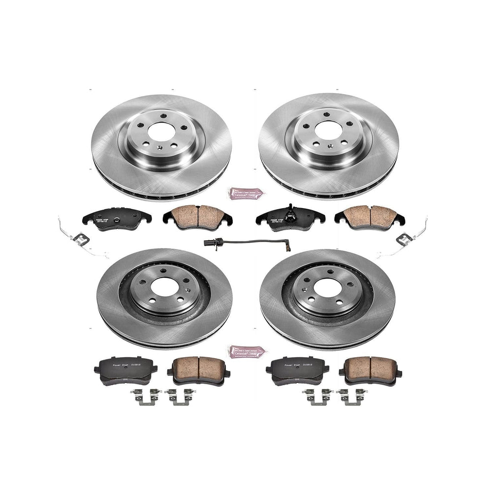 Power Stop 10-11 Audi S4 Front & Rear Autospecialty Brake Kit