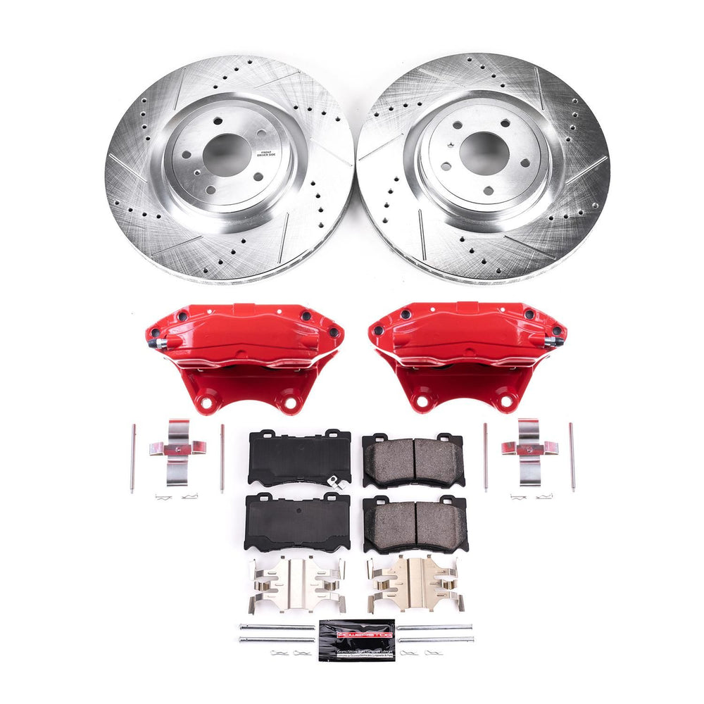 Power Stop 2009 Nissan 350Z Front Z23 Evolution Kit W/Cals