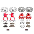 Power Stop 09-11 Honda Civic Front & Rear Z26 Street Warrior Brake Kit w/Calipers