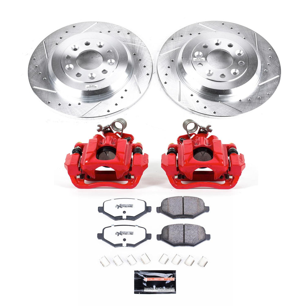Power Stop 10-19 Lincoln MKT Rear Z36 Truck & Tow Kit w/Calipers