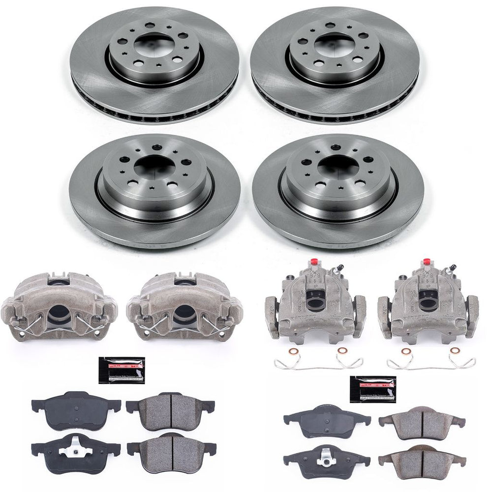 Power Stop 01-07 Volvo S60 Front & Rear Autospecialty Brake Kit w/Calipers