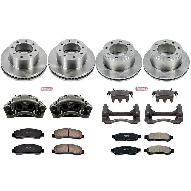 Power Stop 10-11 Ford F-250 Super Duty Front & Rear Autospecialty Brake Kit w/Calipers