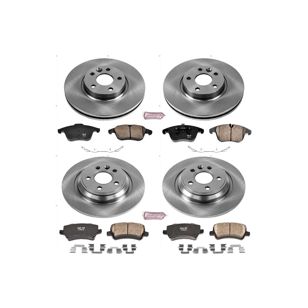 Power Stop 11-14 Volvo S60 Front & Rear Autospecialty Brake Kit