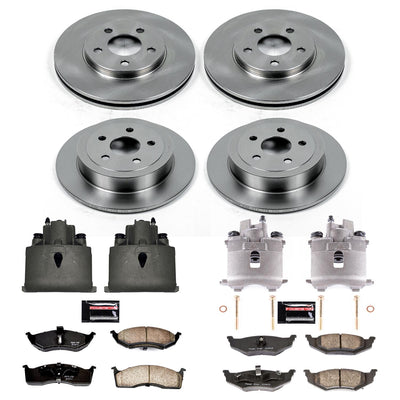 Power Stop 00-05 Dodge Neon Front & Rear Autospecialty Brake Kit w/Calipers
