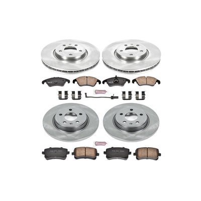 Power Stop 12-16 Audi A4 Front & Rear Autospecialty Brake Kit