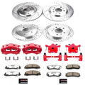 Power Stop 08-09 Buick Allure Z26 Street Kit w/ Calipers - Front and Rear
