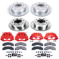 Power Stop 2011 Chevrolet Silverado 3500 HD Z23 Evolution Kit w/ Calipers - Front and Rear